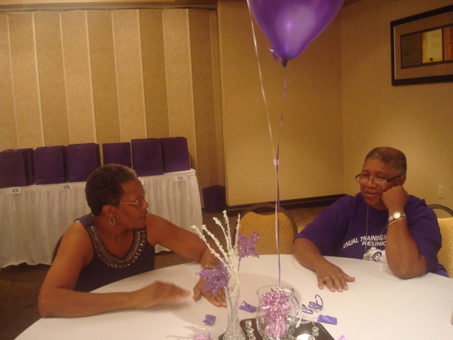 As we gather...
Bythelda Roberts and Carolyn McFrazier